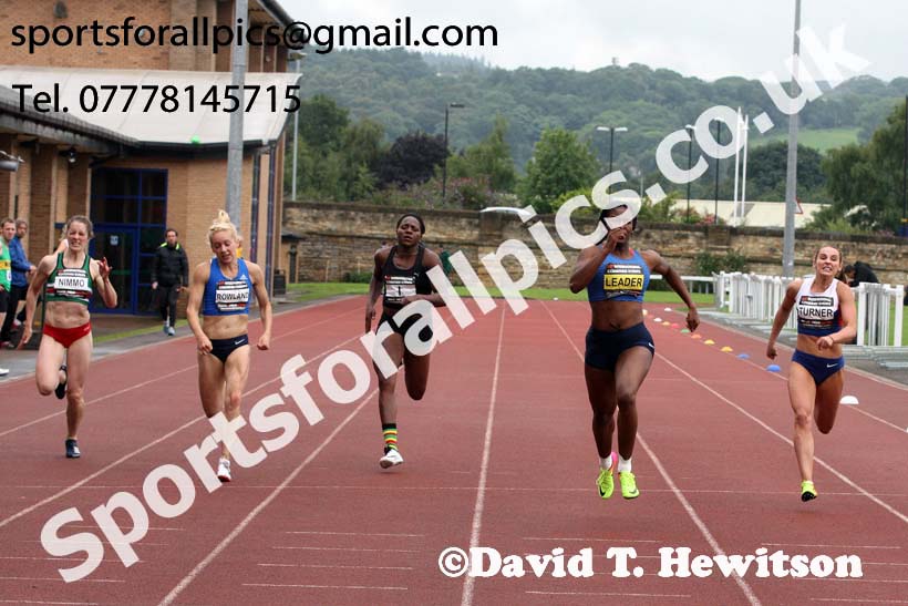 Womens heptathlon 200 metres, EAP International Cominted Events, Hexham. Photo: David T. Hewitson/Sports for All Pics